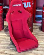 Recaro Pole Position stof velours kuipstoel schaalstoel rood, Ophalen of Verzenden