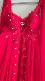 Nieuwe rode lingerie set, Verzenden, Rood