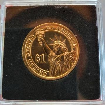 J.F. Kennedy Dollar - 24 Karaat Goud - Special Edition beschikbaar voor biedingen