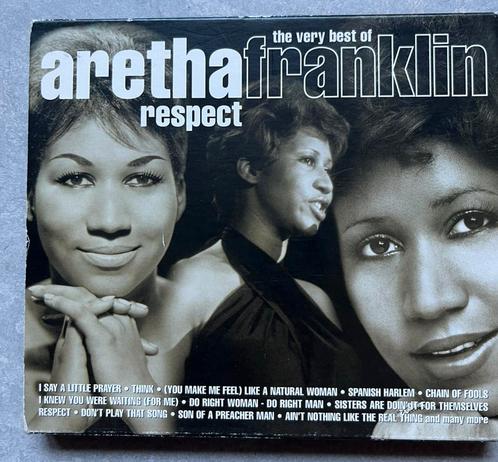Aretha Franklin - Respect, the very best of (2 cd Soul), Cd's en Dvd's, Cd's | R&B en Soul, Gebruikt, 1960 tot 1980, Ophalen of Verzenden