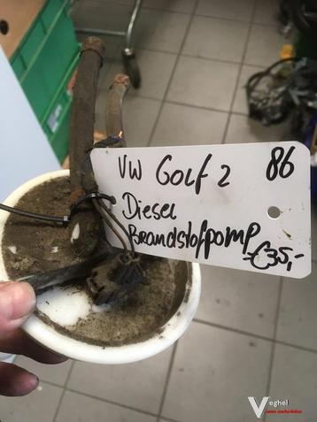 Vw golf 2 1986 Tankvlotter beschikbaar voor biedingen