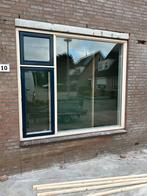 Raamkozijn dubbelglas, Ophalen, Gebruikt, 150 tot 225 cm, Inclusief glas