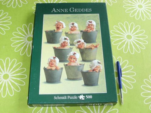 Anne Geddes puzzel - Acht melkmeisjes (500 stukjes), Hobby en Vrije tijd, Denksport en Puzzels, Zo goed als nieuw, Legpuzzel, 500 t/m 1500 stukjes