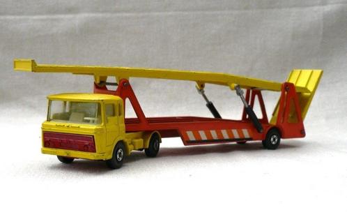 Matchbox Super Kings K11. DAF 2600 autotransporter (1974)., Hobby en Vrije tijd, Modelauto's | Overige schalen, Gebruikt, Bus of Vrachtwagen
