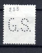 NEDERLAND : 1953 : Perfin &@  G.S.  @& on Y.604A., Ophalen of Verzenden, Na 1940, Gestempeld