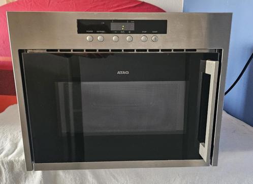 Inbouw magnetron van ATAG MA3511DUU/A03, Witgoed en Apparatuur, Magnetrons, Gebruikt, Inbouw, Magnetron, 45 tot 60 cm, Draaiplateau
