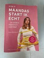 Boek afvallen, maandag start ik echt celien rombouts, Ophalen of Verzenden, Zo goed als nieuw