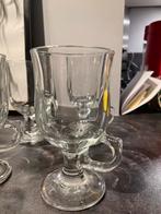 6 Nieuwe Irish Coffee Glazen  mokken op Voet, Huis en Inrichting, Keuken | Servies, Glas of Glazen, Nieuw, Ophalen of Verzenden