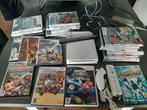 Wii met stapel spellen Mario galaxy, paper Mario, Avontuur en Actie, Gebruikt, 1 speler, Ophalen of Verzenden