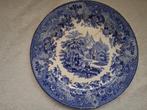 Een Antiek blauw - wit porseleinen bord., Antiek en Kunst, Antiek | Porselein, Ophalen