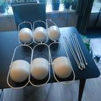 Zes x Ikea CHILISTRÅN

 Hangpotten, Tuin en Terras, Bloempotten, Rond, Ophalen of Verzenden, Zo goed als nieuw, Metaal