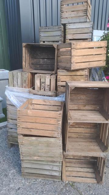Antieke Fruitkistjes - 50x40x30 beschikbaar voor biedingen