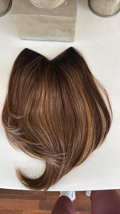 V-part topper haarstuk europees flip in hair echt, Sieraden, Tassen en Uiterlijk, Uiterlijk | Haarverzorging, Zo goed als nieuw