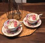 💝 Vintage ROYAL STAFFORD PINK CARNATION kop schotel roze, Ophalen of Verzenden