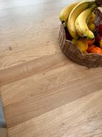 Massief Eiken Eettafel - 4 tot 6 persoons, Huis en Inrichting, Tafels | Eettafels, Ophalen, Gebruikt, Eikenhout, 50 tot 100 cm