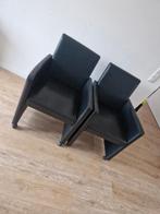 Stoelen, Ophalen, Zo goed als nieuw, Zwart, Twee