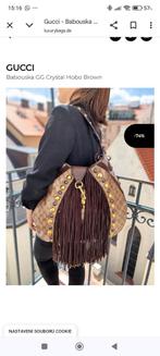 Gucci Babouska Tas - Stijlvol en Uniek!, Ophalen of Verzenden, Gebruikt, Bruin, Handtas