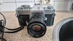Yashica TL Electro X – analoge 35mm camera + accessoires + t, Ophalen of Verzenden, Zo goed als nieuw, Spiegelreflex, Overige Merken
