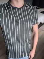 Stangata T-shirt Groen Wit Gestreept Maat M, Ophalen of Verzenden, Maat 48/50 (M), Groen, Stangata