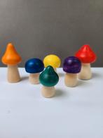 handgemaakte pegdoll paddestoelen, Kinderen en Baby's, Speelgoed | Houten speelgoed, Nieuw, Verzenden