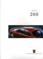 Rover 200 incl Coupe en/of Cabriolet brochure/auto folder, Ophalen of Verzenden, Zo goed als nieuw, Overige merken