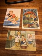 3 oude (kinder) ansichtkaarten / 1949 en 1952, Verzamelen, Ophalen of Verzenden, Voor 1920