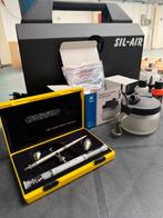 Sil Air compressor + airbrush toebehoren, Ophalen, Nieuw
