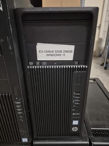 HP Z240 | XEON E3 1245 V6 | 32GB | 256GB SSD beschikbaar voor biedingen