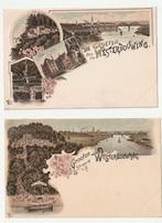 2 x litho ansichtkaart de Westerbouwing, Verzamelen, Ansichtkaarten | Nederland, Verzenden, Voor 1920, Gelderland
