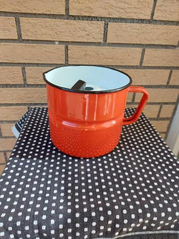 Prachtige vintage melkkan/ melkkoker met deksel. beschikbaar voor biedingen