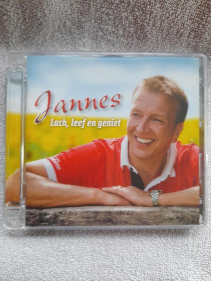 Jannes - Lach, leef en geniet CD, Cd's en Dvd's, Cd's | Nederlandstalig, Zo goed als nieuw, Levenslied of Smartlap, Ophalen of Verzenden