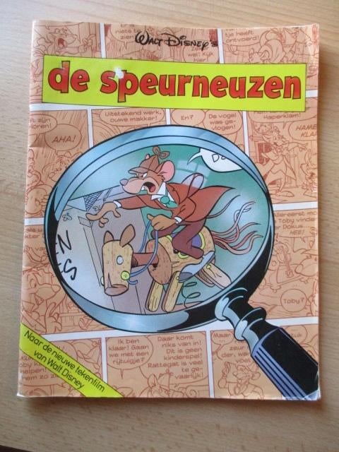 Disney De Speurneuzen strip Oberon 1987, Verzamelen, Ophalen of Verzenden, Overige figuren, Gebruikt, Beeldje of Figuurtje