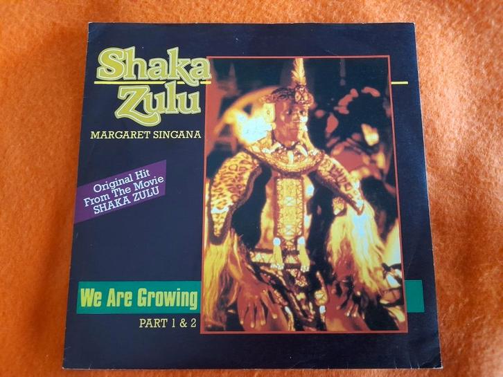 Margaret Singana - We are growing (1989), Cd's en Dvd's, Vinyl Singles, Gebruikt, Single, Wereldmuziek, 7 inch, Ophalen of Verzenden