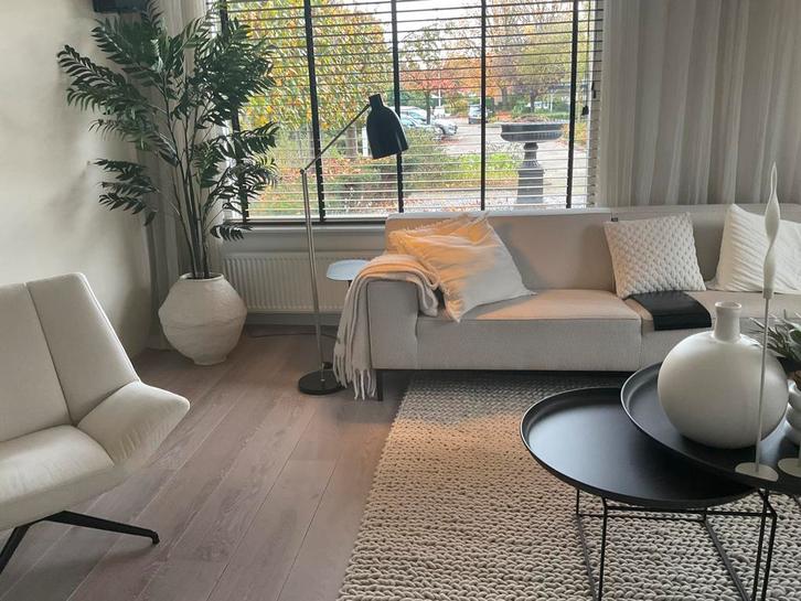 VT Wonen RVS/Zwart  Design Lampen 150cm (Zie foto's), Huis en Inrichting, Lampen | Vloerlampen, Minder dan 100 cm, Ophalen