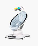 4moms mamaRoo 4 silver pluche (NIEUW!), Kinderen en Baby's, Wipstoeltjes, Ophalen, Schommelstoel, Nieuw, Met gordel(s) of riempje(s)
