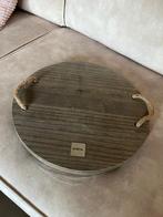 Decoratief houten plateau Gusta, Ophalen of Verzenden, Rond, Hout