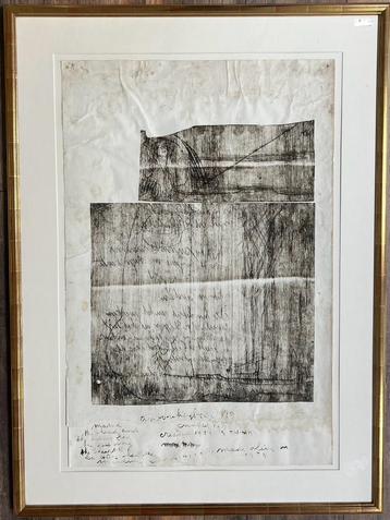 Anton Heyboer, zeer oude, grote ets, 1959 - 1970 beschikbaar voor biedingen