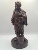 chinees houten beeld, lantaarndrager, Ophalen of Verzenden