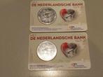 De Nederlandse Bank vijfje in coincard, 2 aanwezig (15), Postzegels en Munten, Munten | Nederland, Ophalen of Verzenden, Koningin Beatrix