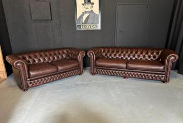Chesterfield Vintage banken beschikbaar voor biedingen