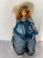 Vintage porcelain pop, Verzamelen, Poppen, Ophalen, Zo goed als nieuw, Pop