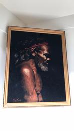 Martinus fluweel schilderij, Antiek en Kunst, Ophalen of Verzenden