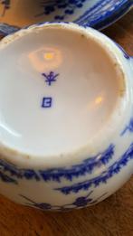 Vintage Japans theeservies, blauw en wit, Ophalen