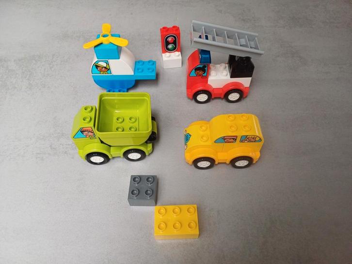 Duplo 10886 - Mijn eerste auto creaties incl. Doos, Kinderen en Baby's, Speelgoed | Duplo en Lego, Zo goed als nieuw, Duplo, Ophalen of Verzenden