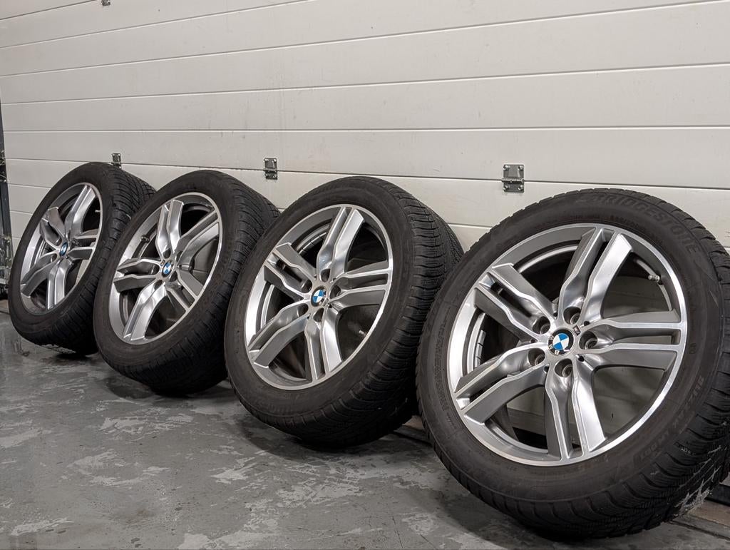 BMw  X1 X2 F48 F39 Style 590M Winterbanden 225/50/18, 18 inch, Gebruikt, Banden en Velgen, Personenwagen