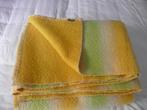 Motecht Euland Bayern wol vintage deken geel 232 * 191 cm, Gebruikt, Deken of Dekbed, Ophalen of Verzenden, Tweepersoons