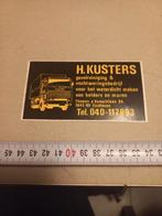 H kusters transport waterdicht maken kelder eindhoven, Verzamelen, Ophalen of Verzenden, Zo goed als nieuw