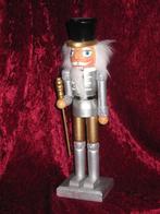 Houten Notenkraker Soldaat 26 CM Zilverkleurig, Antiek en Kunst, Ophalen