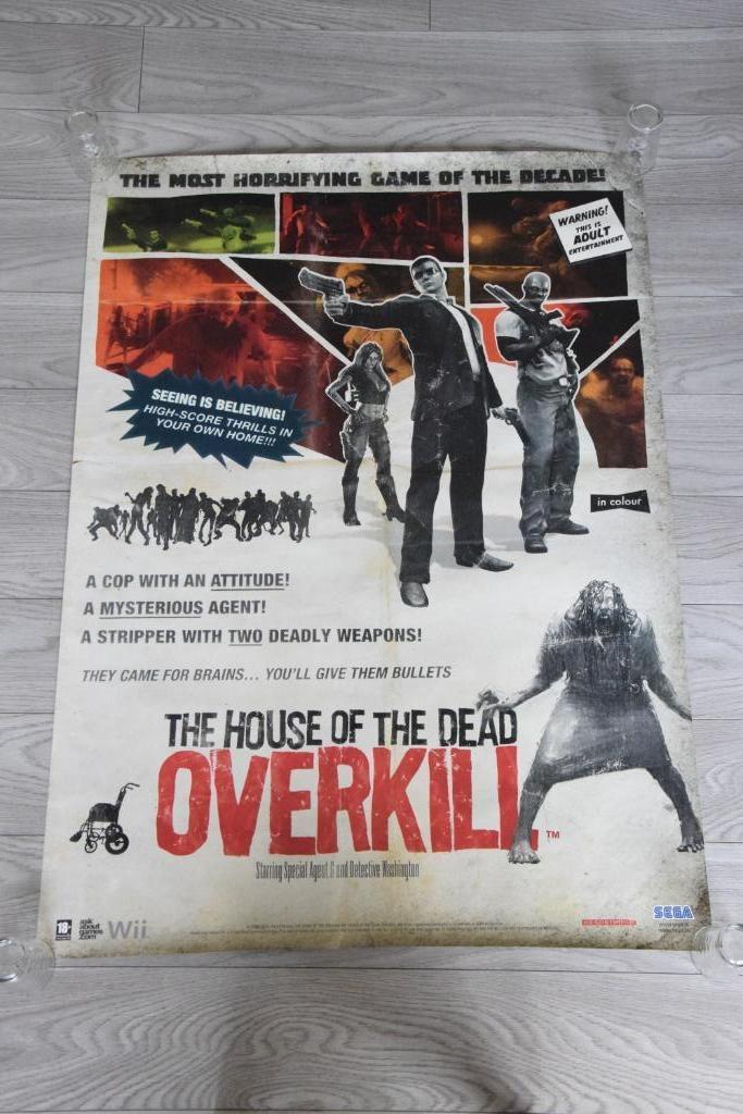 Nintendo Wii: The House of the Dead - Overkill (Game Poster), Spelcomputers en Games, Games | Nintendo Wii, Zo goed als nieuw