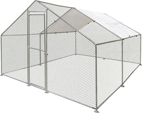 Kippenren / Pluimveeren Doerak Zilver 400, Dieren en Toebehoren, Pluimvee | Toebehoren, Nieuw, Kippenhok of Kippenren, Ophalen of Verzenden